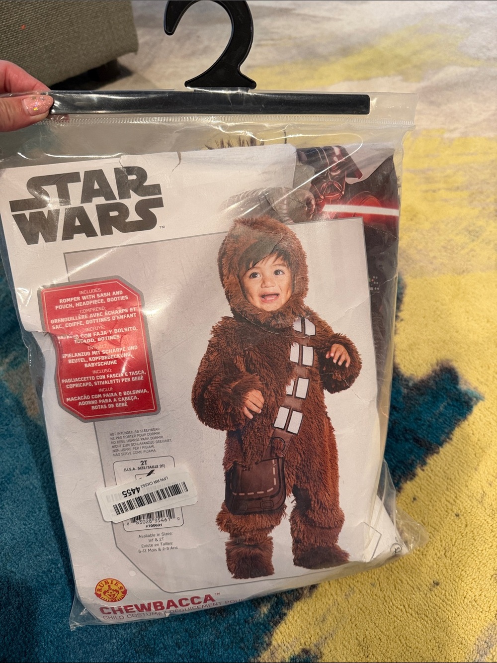 Star Wars Kids Chewbacca Costume Brown and White